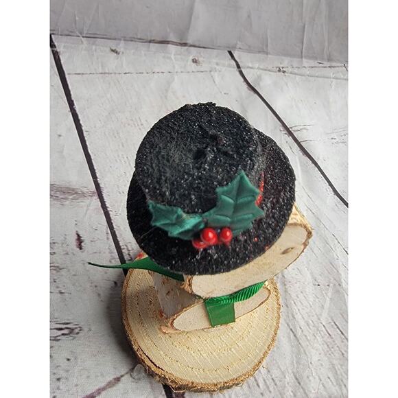 rustic wooden snowman handmade winter decor Countrycore Farmhouse - Picture 3 of 6